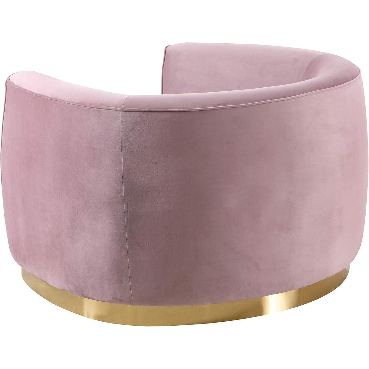Maykoosh Velvet Accent Chair - Modern Living Room Upholstered Seating with Steel