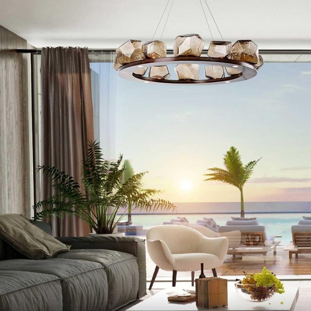 Modern Ring Pendant Light Fixture