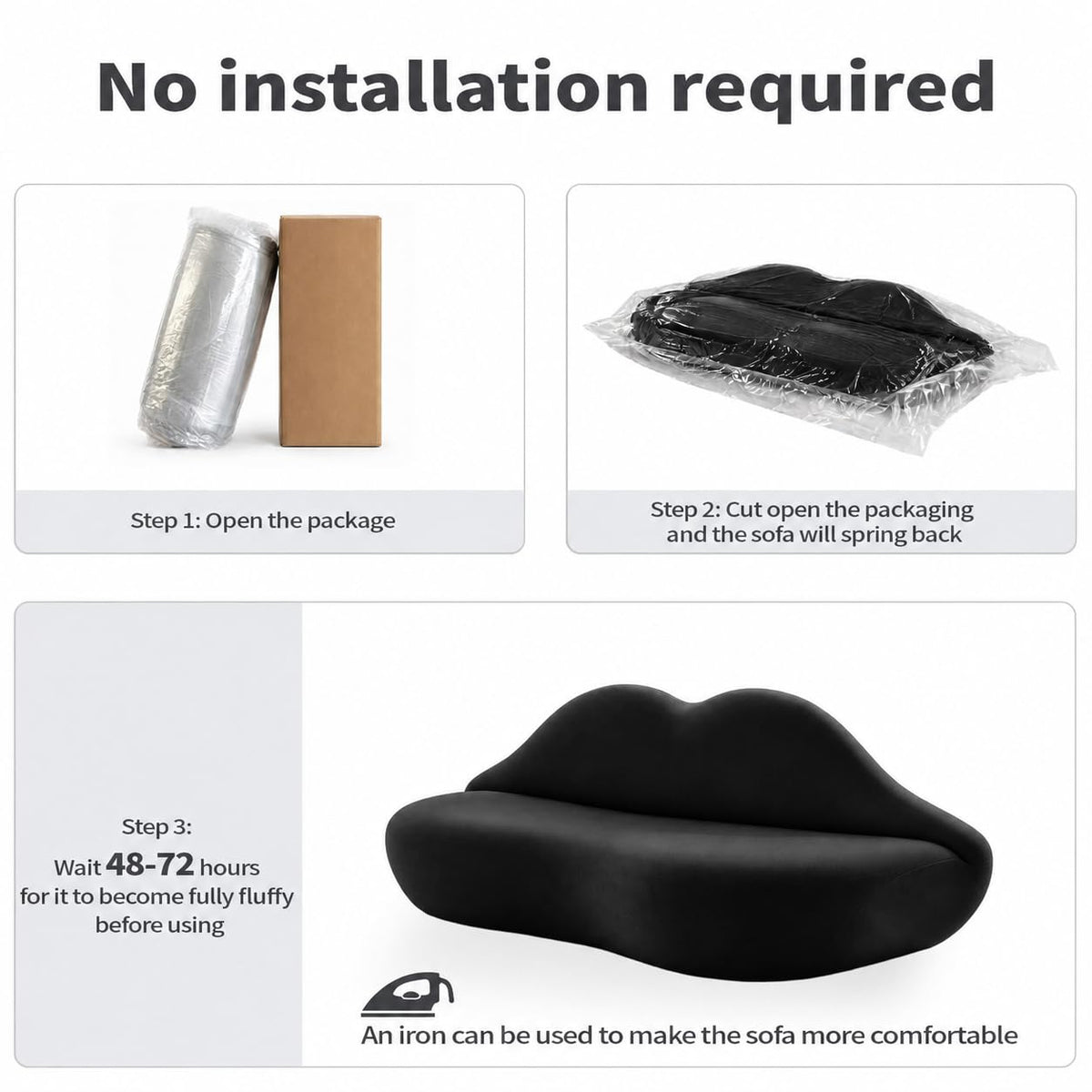 Red Lip Sofa Beauty Salon Clothing Store Rest Area Reception Alien Internet