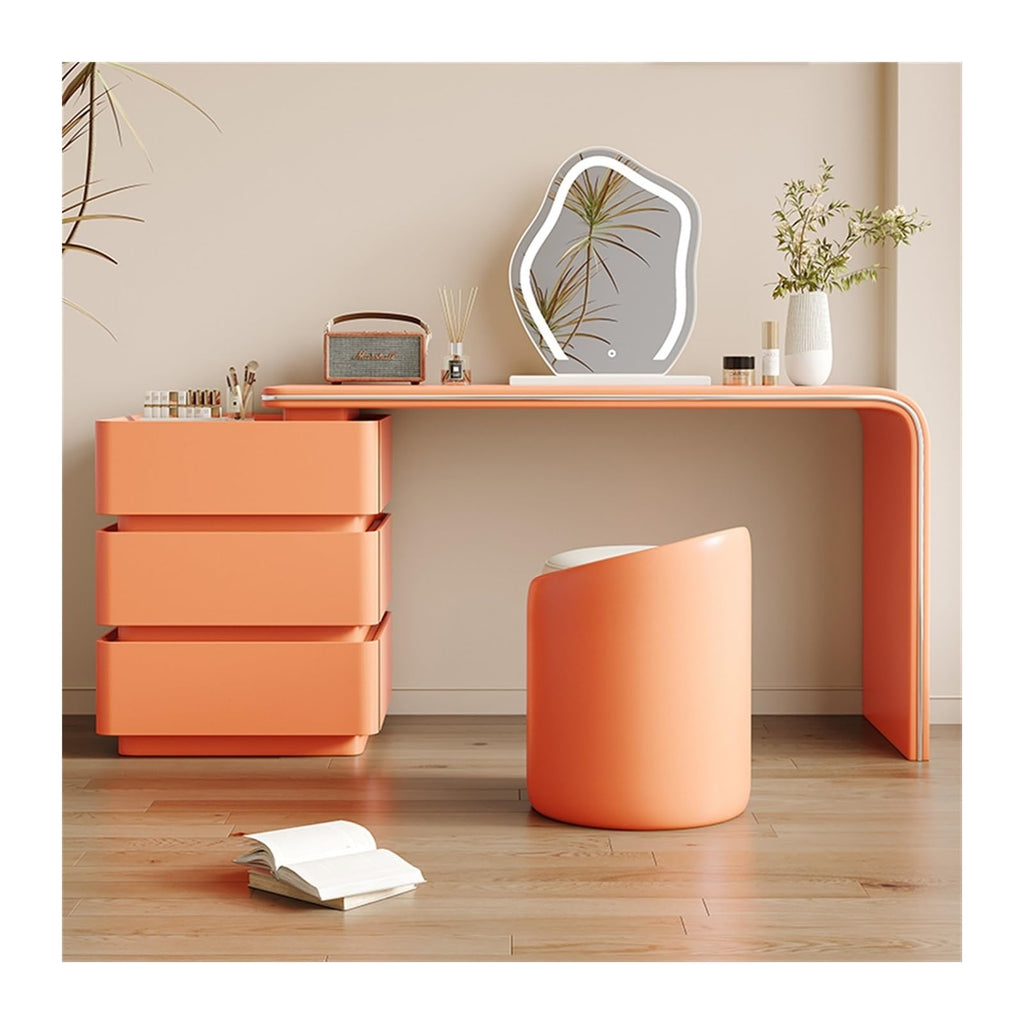 Vanity Desk with Three Drawers & Chair