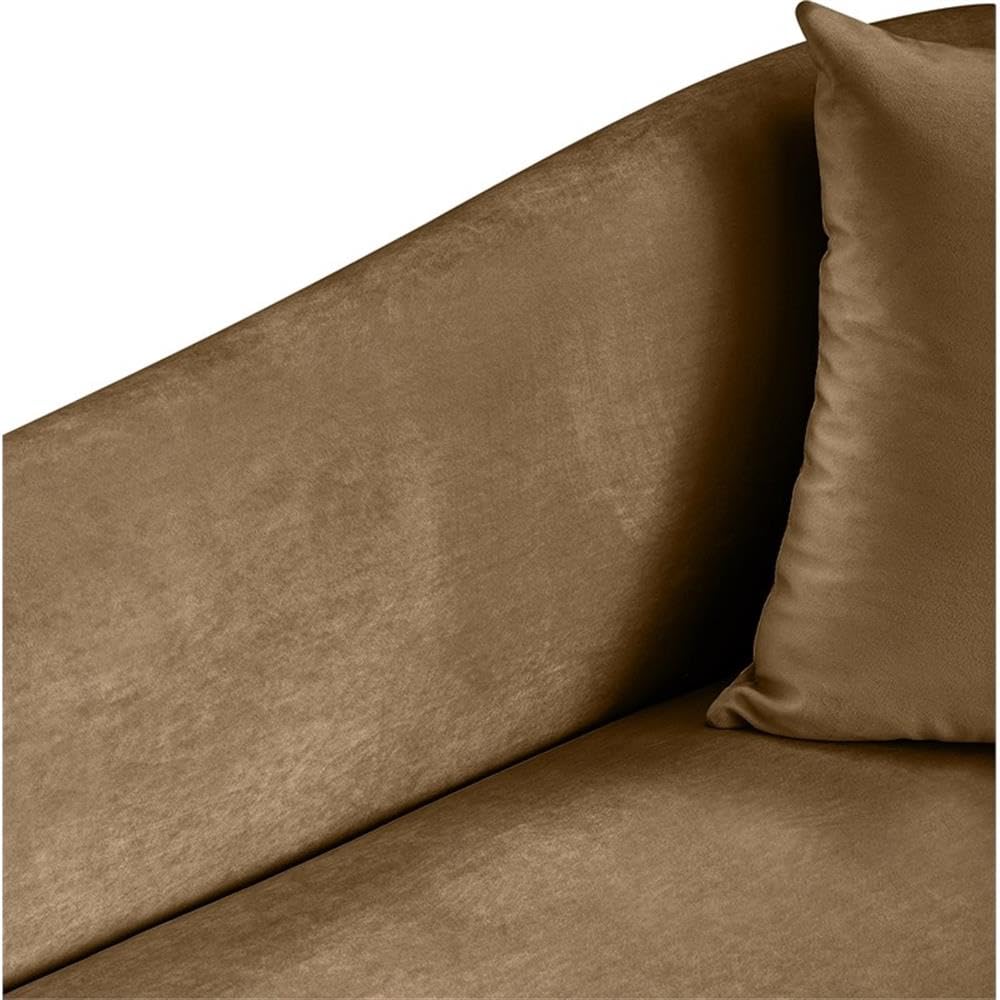 BOWERY HILL Contemporary Velvet Accent Chair