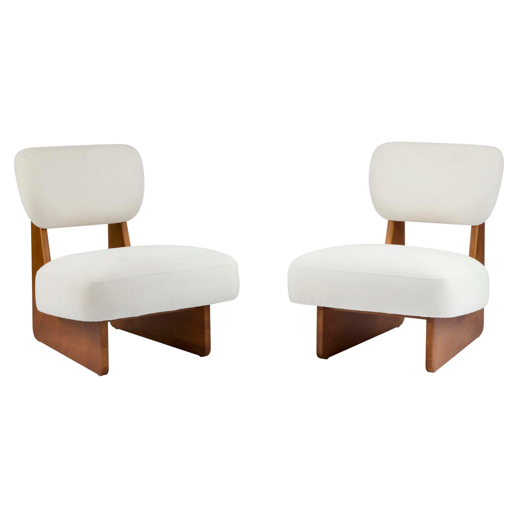 Christopher Knight Home Mores Low Profile Accent Chair Set of 2