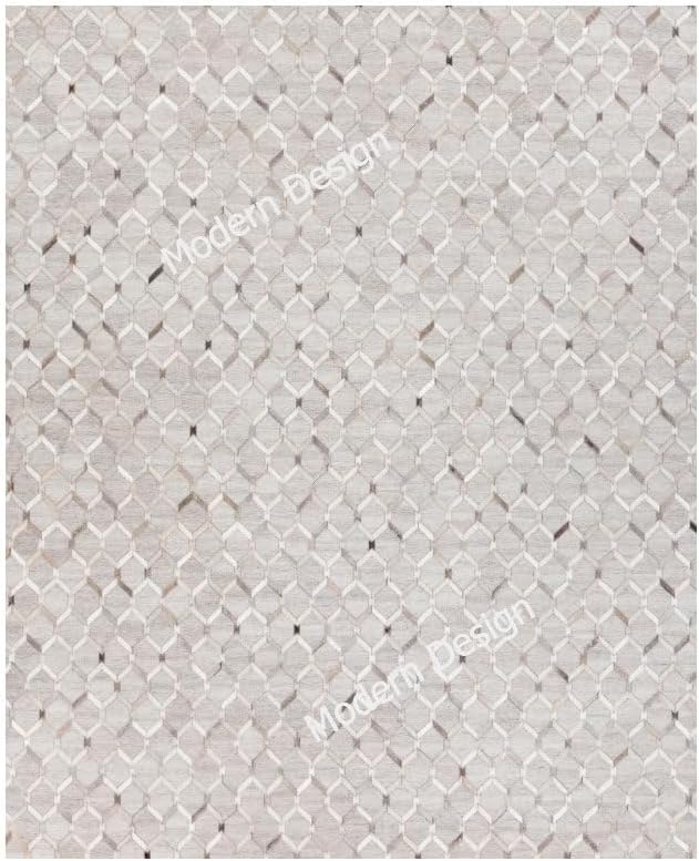 Modern Design Patchwork Cowhide Area Rug