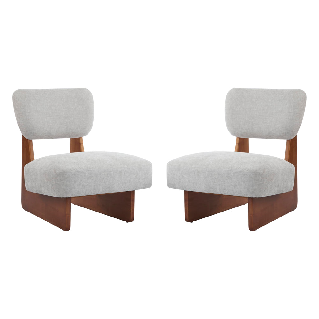 Christopher Knight Home Mores Low Profile Accent Chair Set of 2