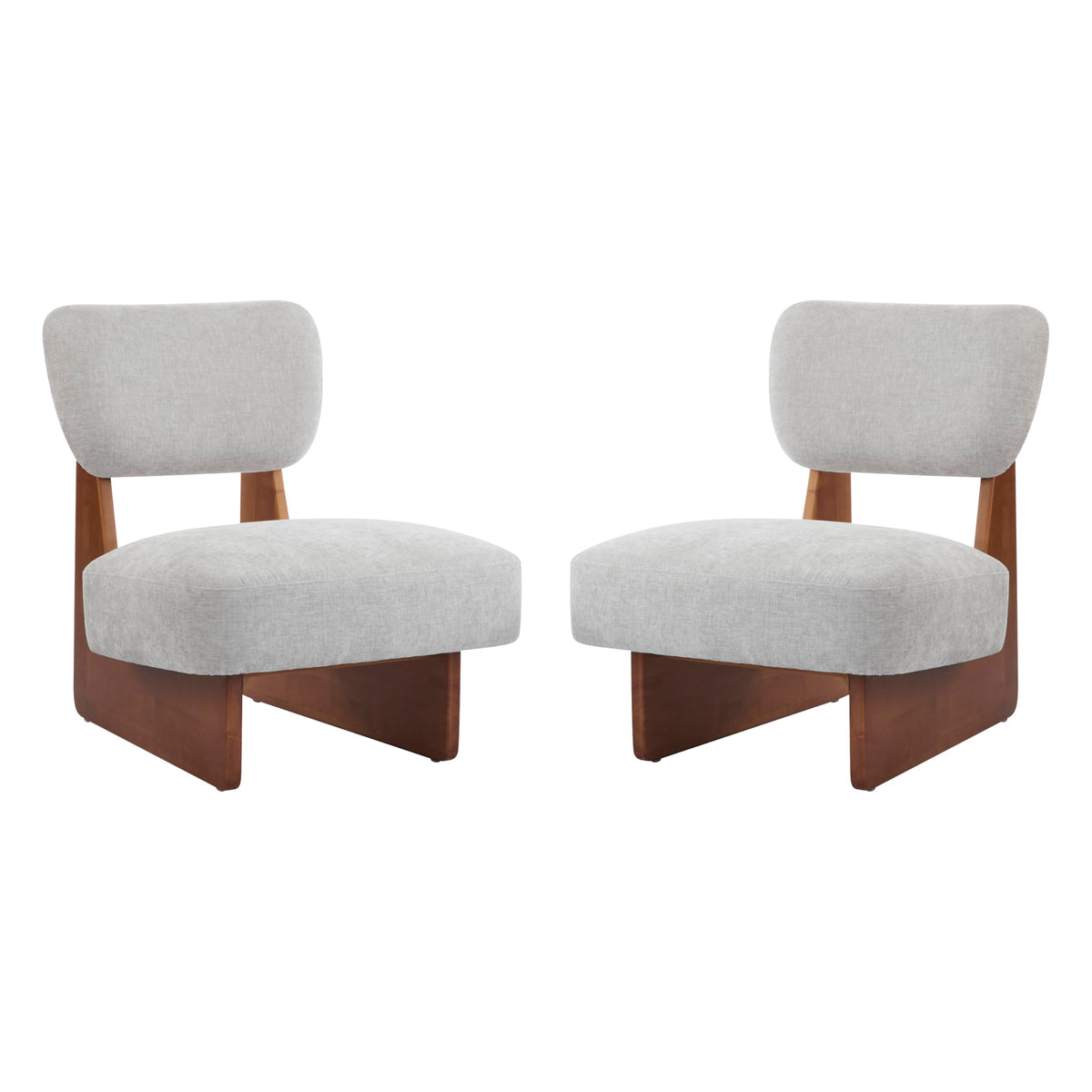 Christopher Knight Home Mores Low Profile Accent Chair Set of 2