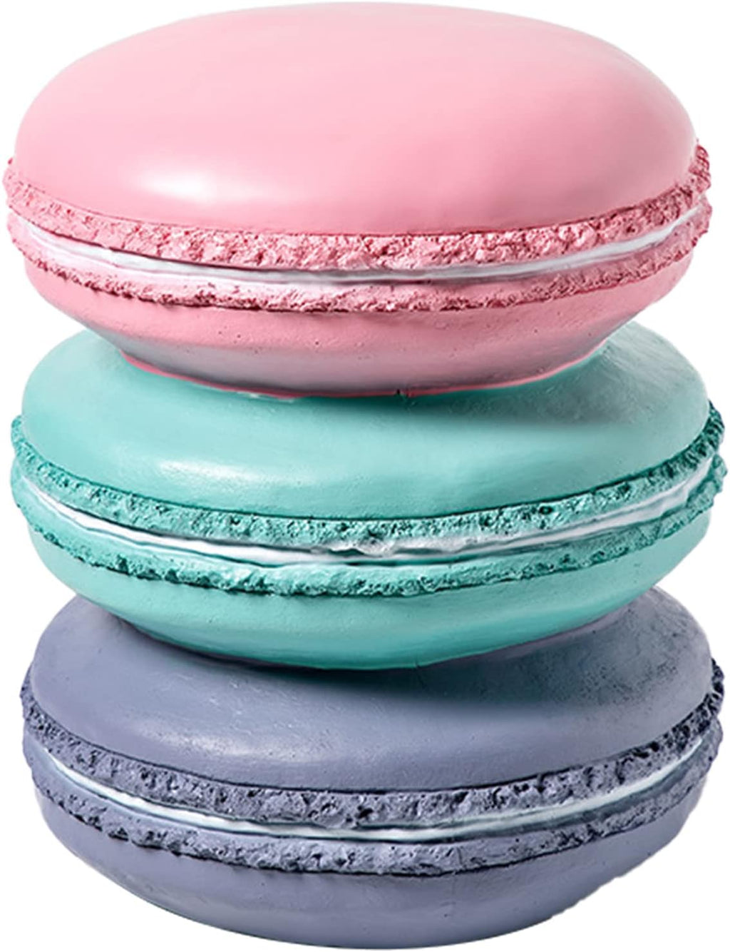 Cute Doughnut Food Stool Hand Painted Resin Shoe Changing Seat