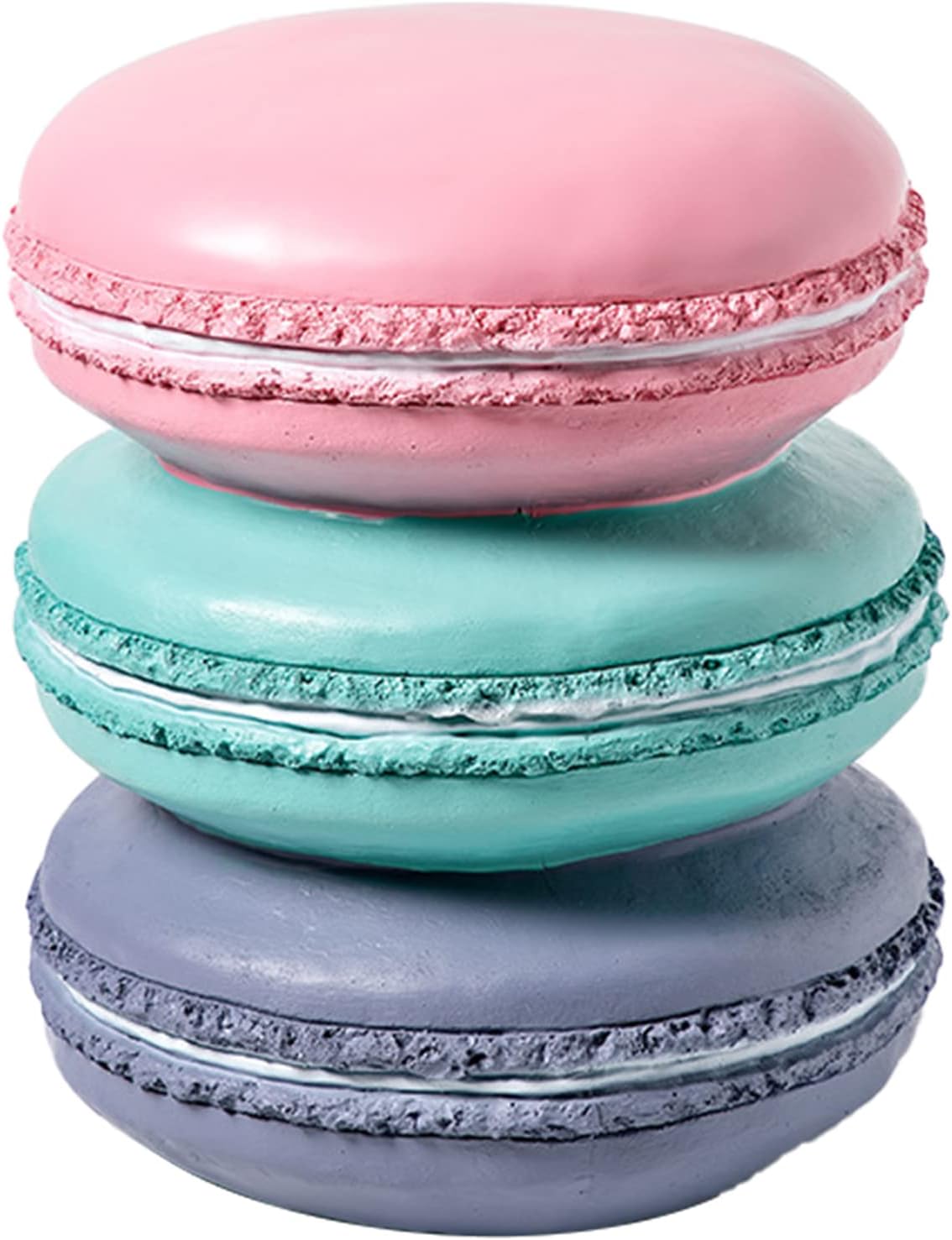 Cute Doughnut Food Stool Hand Painted Resin Shoe Changing Seat