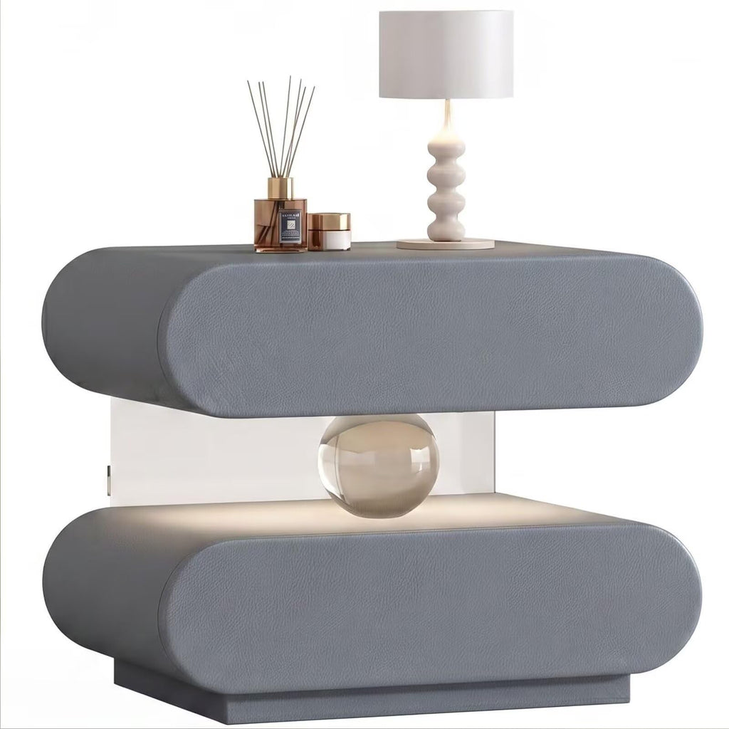 Floating Crystal End Table Auto Sensor Light
