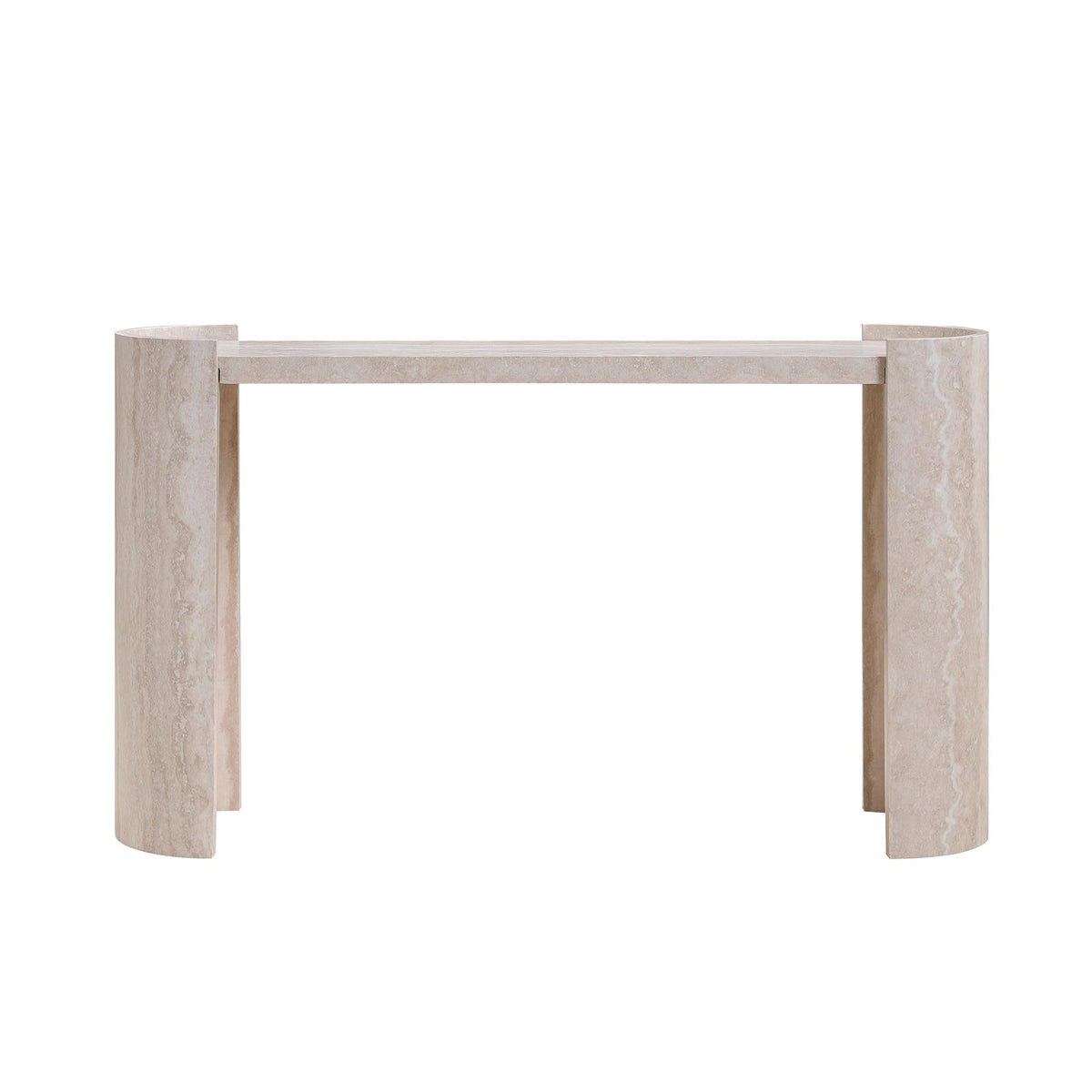 47.24" Fiberglass Entryway Table, Narrow Long Console Table, Modern Wavy Design Sofa Table Entrance Table for Living Room,Foyer,Hallway,No Need Assembly
