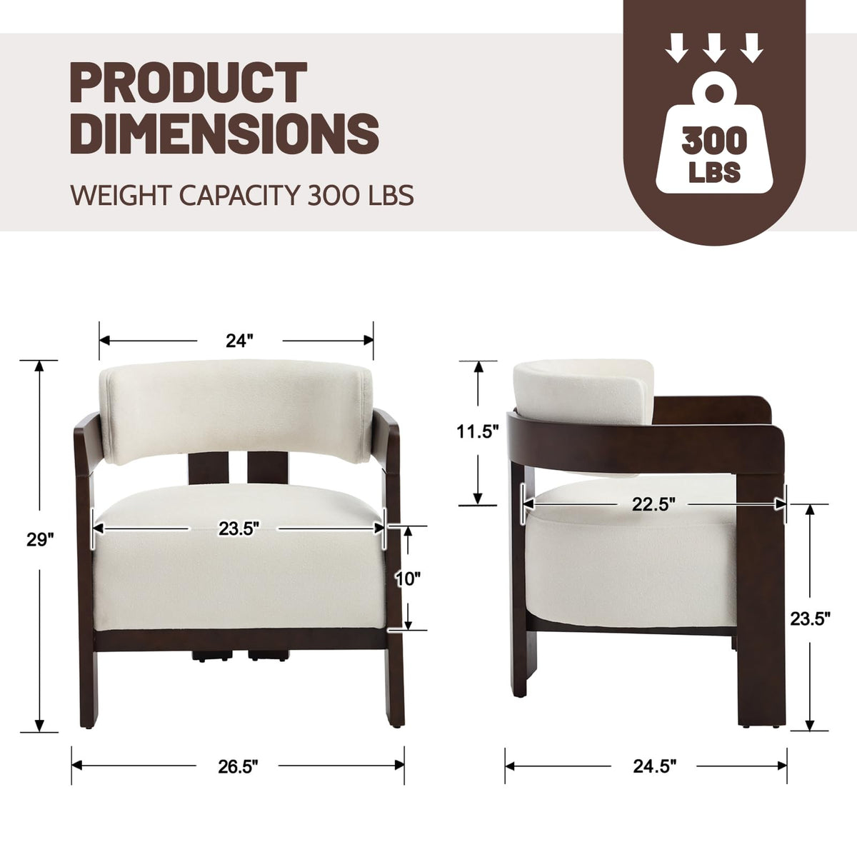 CIMOTA Modern Accent Chair