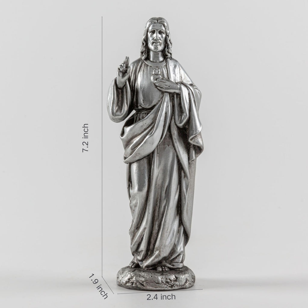 DevotedWalls 24.75-inch Large Sacred Heart of Jesus Statue