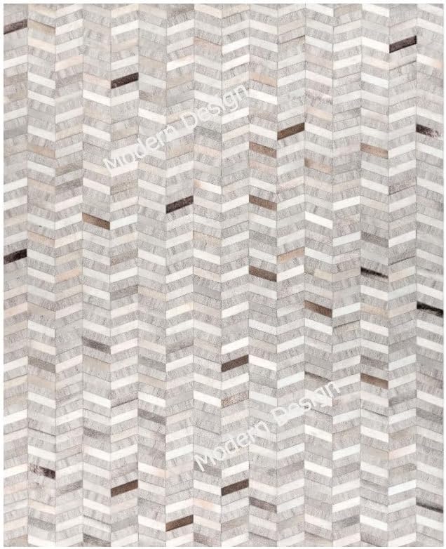 Modern Design Patchwork Cowhide Area Rug