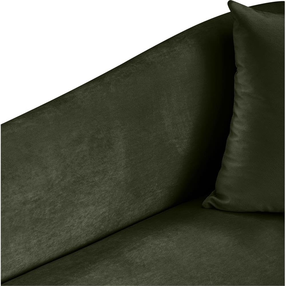 BOWERY HILL Contemporary Velvet Accent Chair