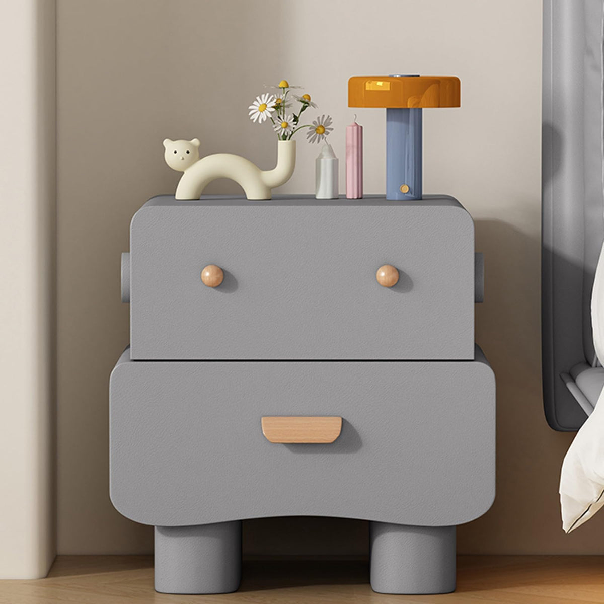 Creative Night Stand, Multifunctional Bedside Table