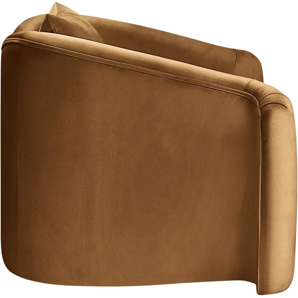 BOWERY HILL Contemporary Velvet Accent Chair