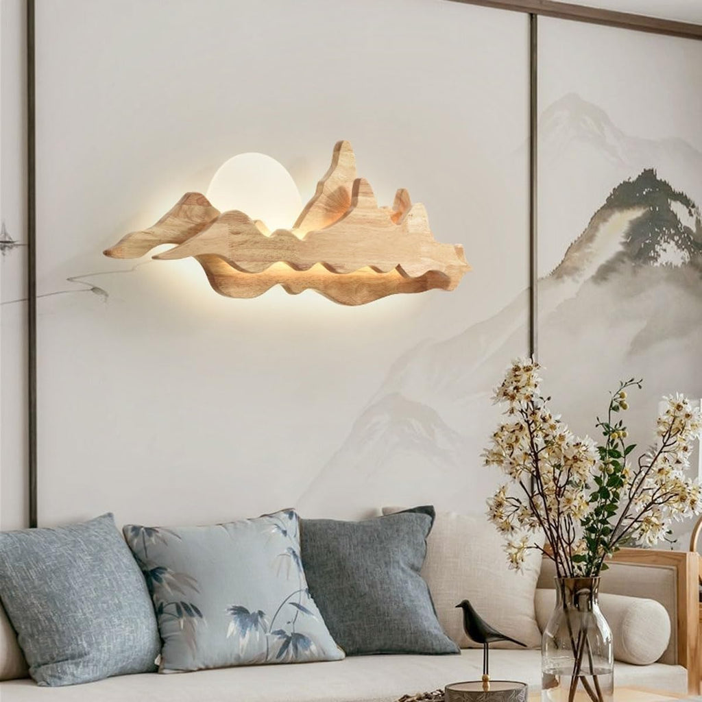 Artistic Mountain LED Wall Light