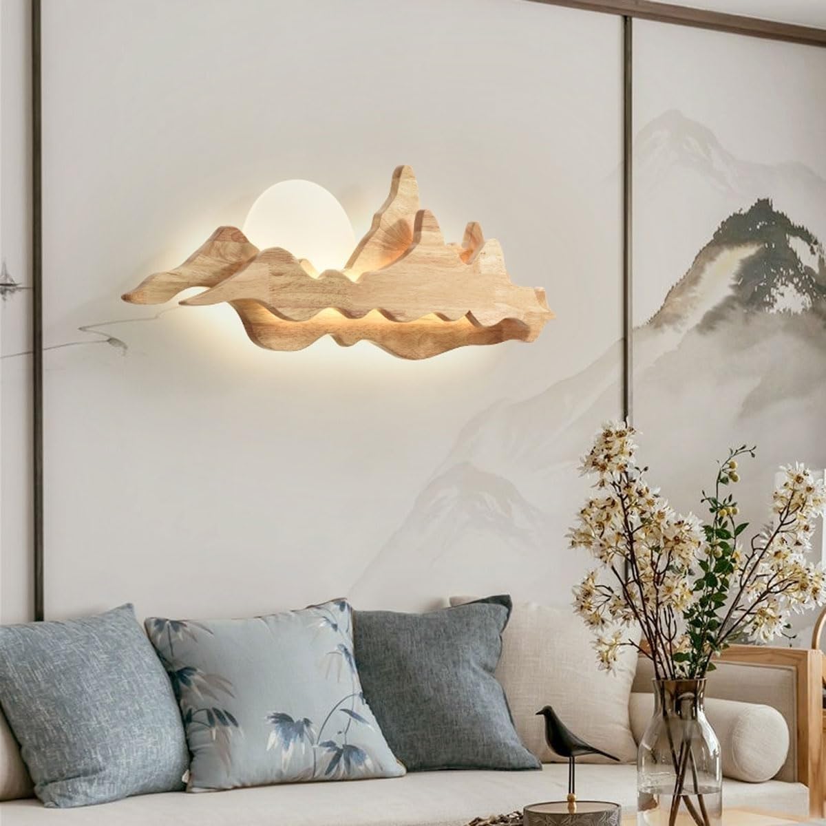 Artistic Mountain LED Wall Light