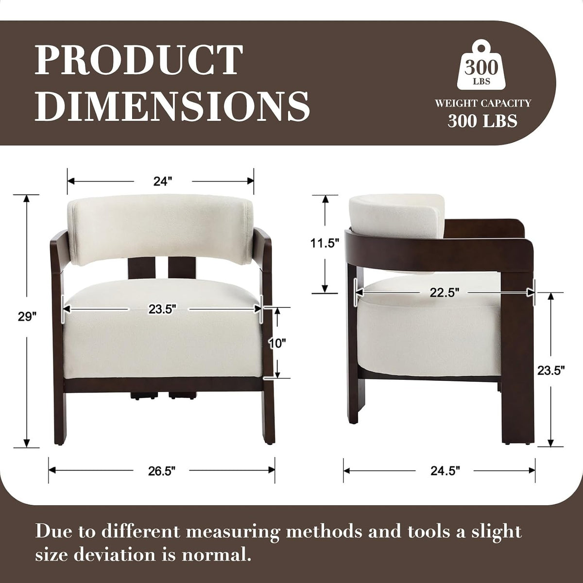 Ya-Home Modern Accent Chair Set of 2