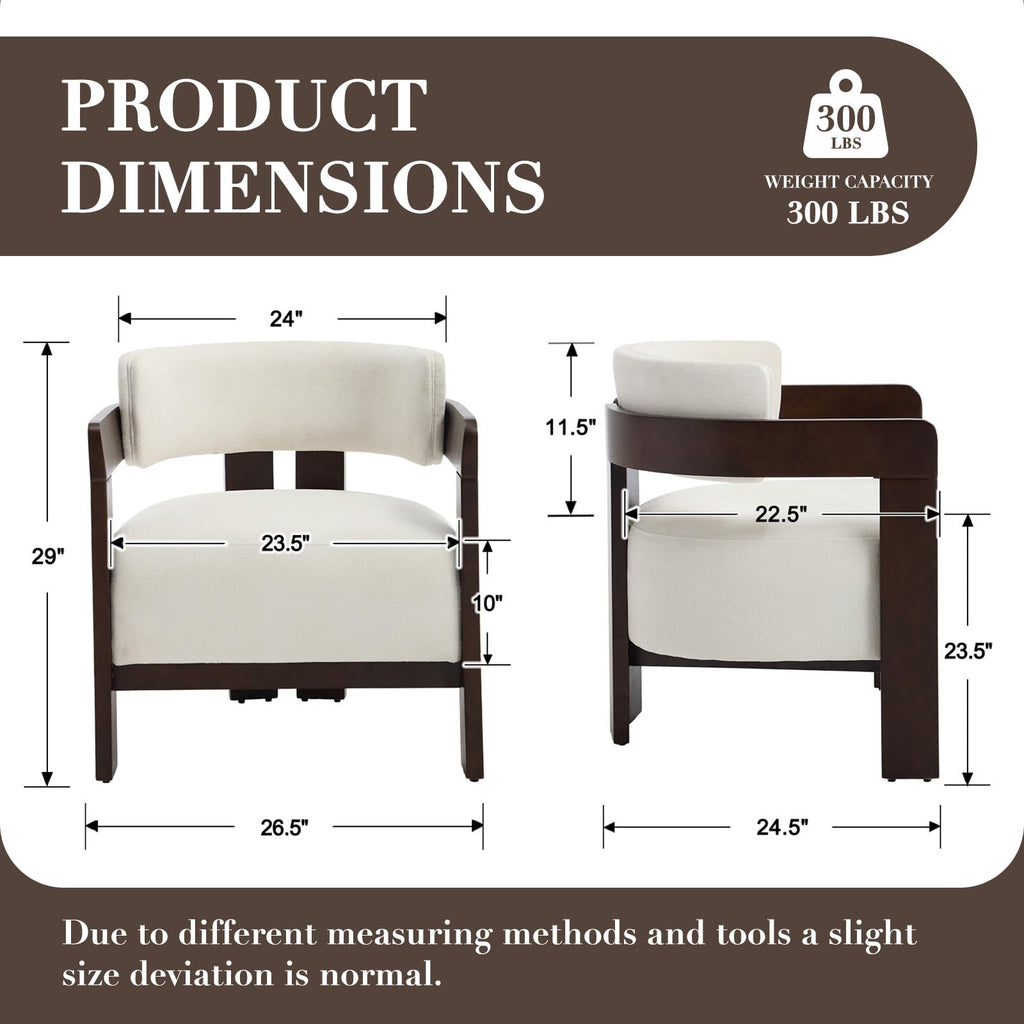 Ya-Home Modern Accent Chair Set of 2