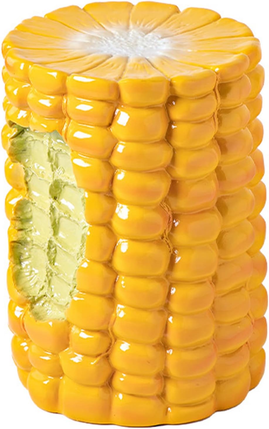 Hand-Painted Corn-Shaped Resin Stool