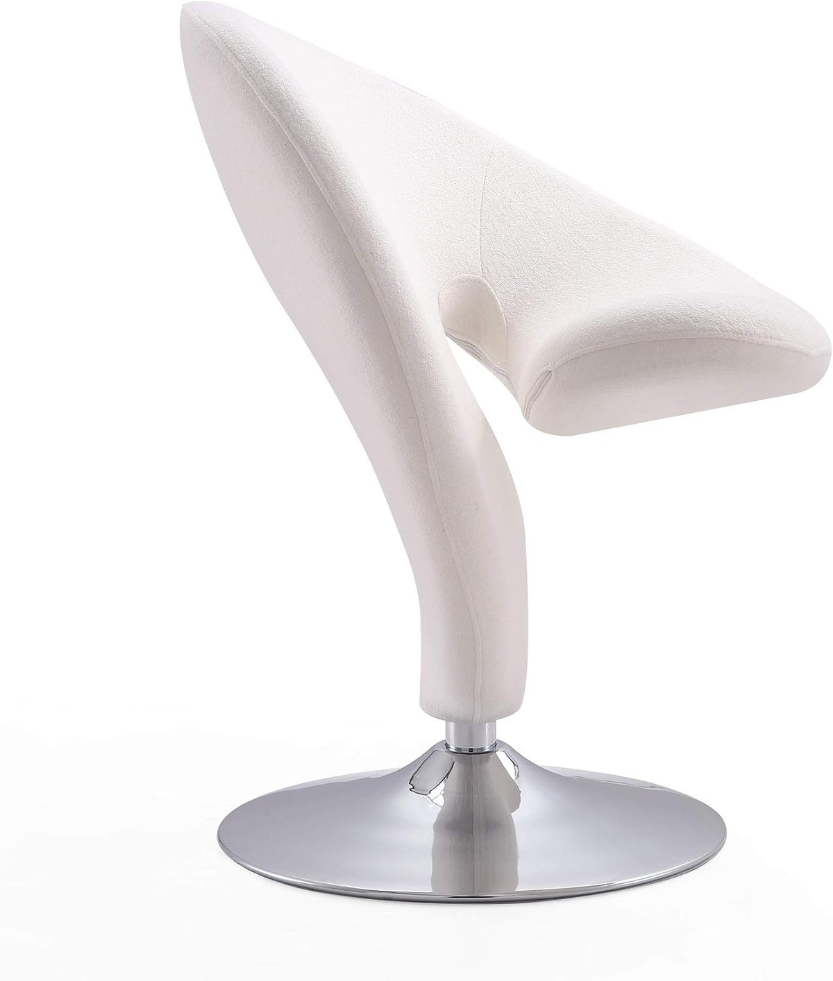 Manhattan Comfort Curl Swivel Accent Chair
