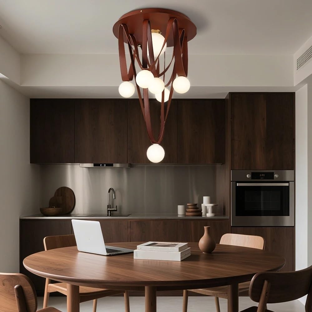 Italian Minimalist Belt Designer Living Room Combination Light Dining Room Decor Hanging Lamp Art Exhibition Hall Light,for House