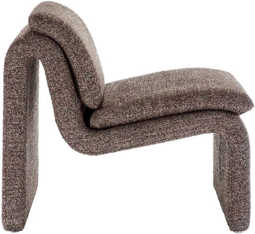 MAKLAINE Boucle Upholstered Armless Accent Chair