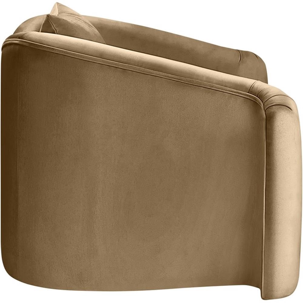 BOWERY HILL Contemporary Velvet Accent Chair