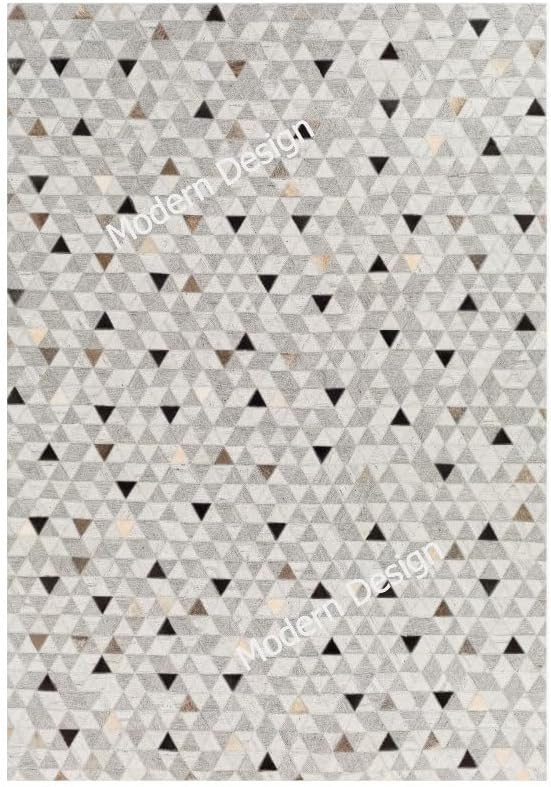 Modern Design Patchwork Cowhide Area Rug