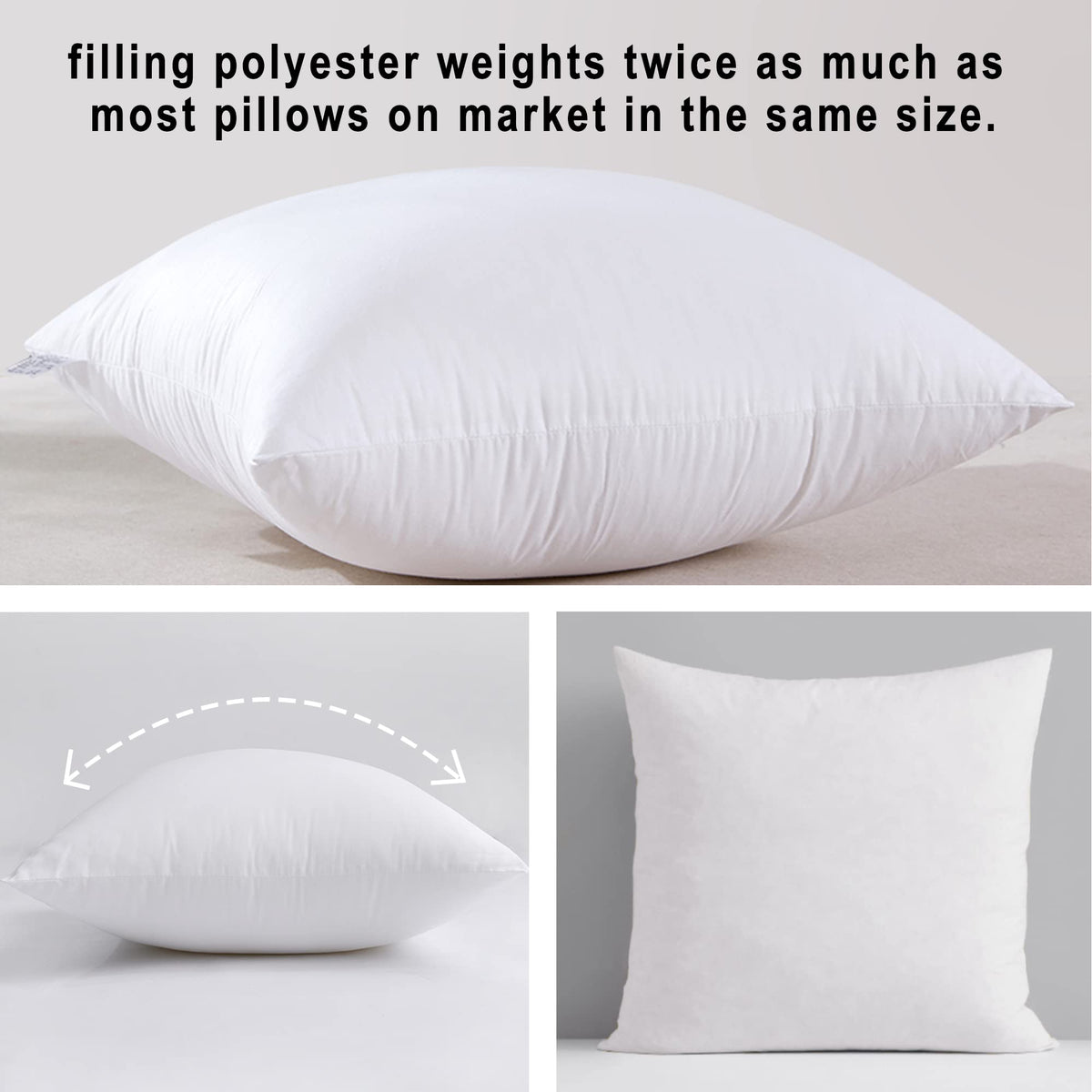 Down-Alternative Pillow Inserts