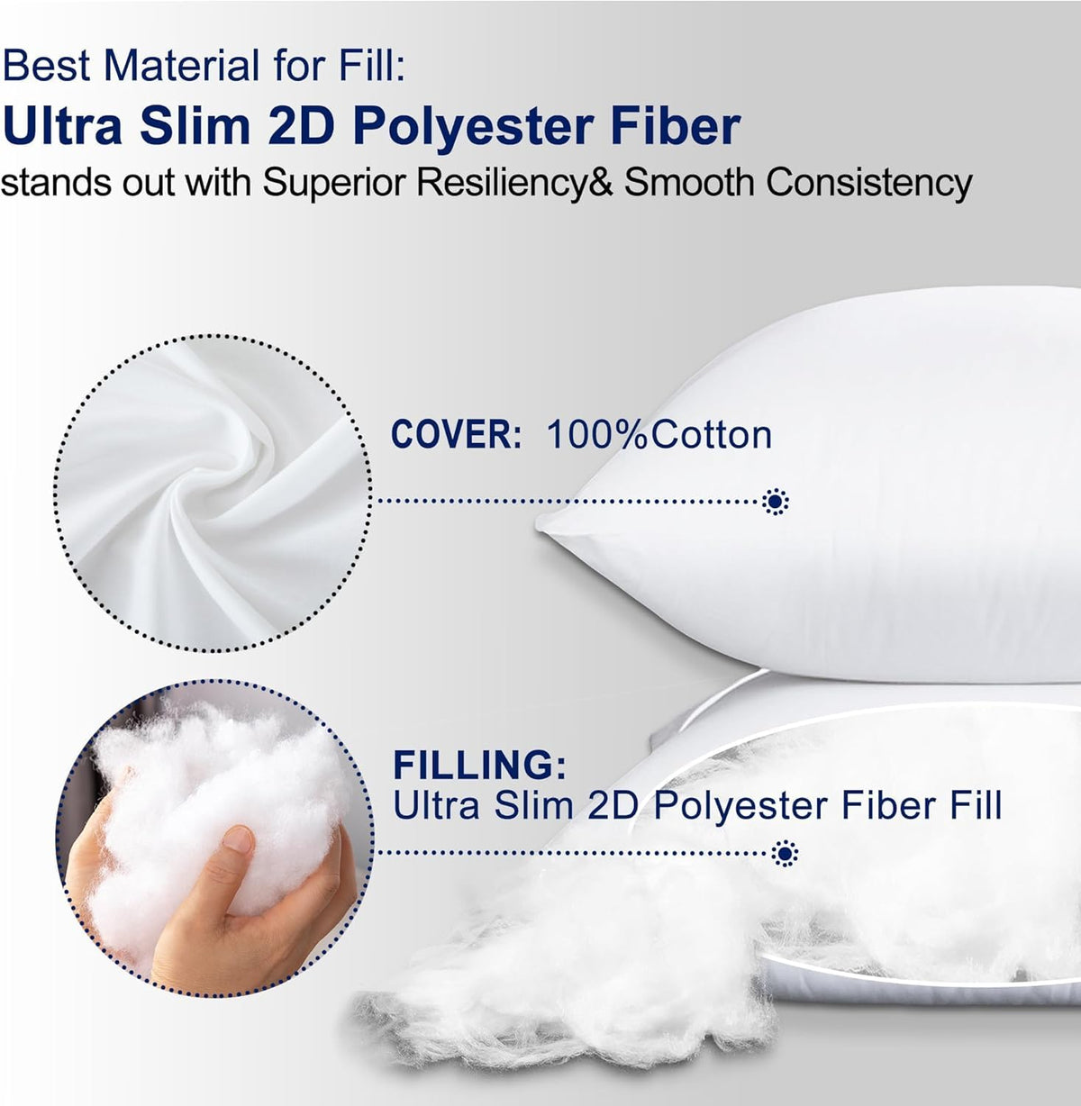 Down-Alternative Pillow Inserts