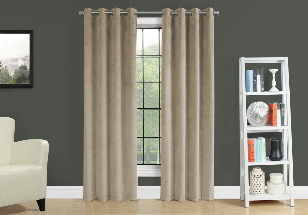Room-Darkening Grommet Curtain Panels — Set of 2