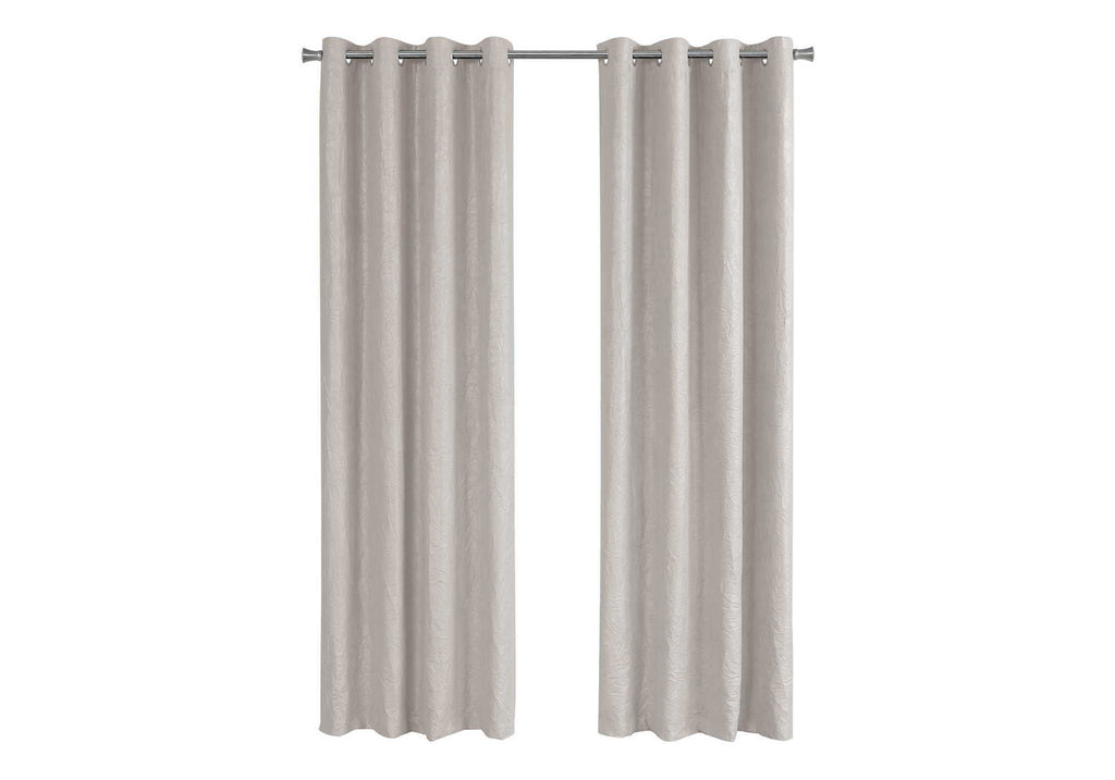 Contemporary Room-Darkening Grommet Curtain Panels — Set of 2