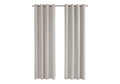 Contemporary Room-Darkening Grommet Curtain Panels — Set of 2