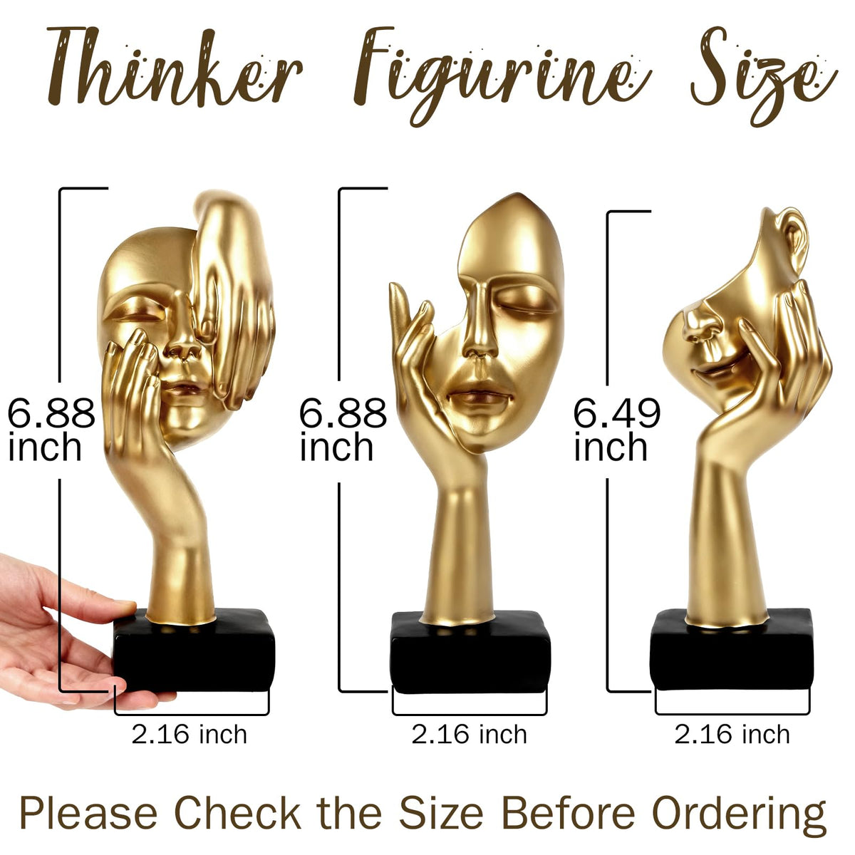 Modern Thinker Sculpture Set