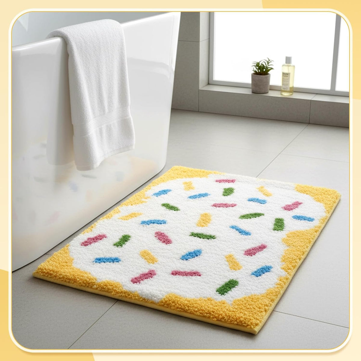 Toaster-Pastry Novelty Bathroom Rug