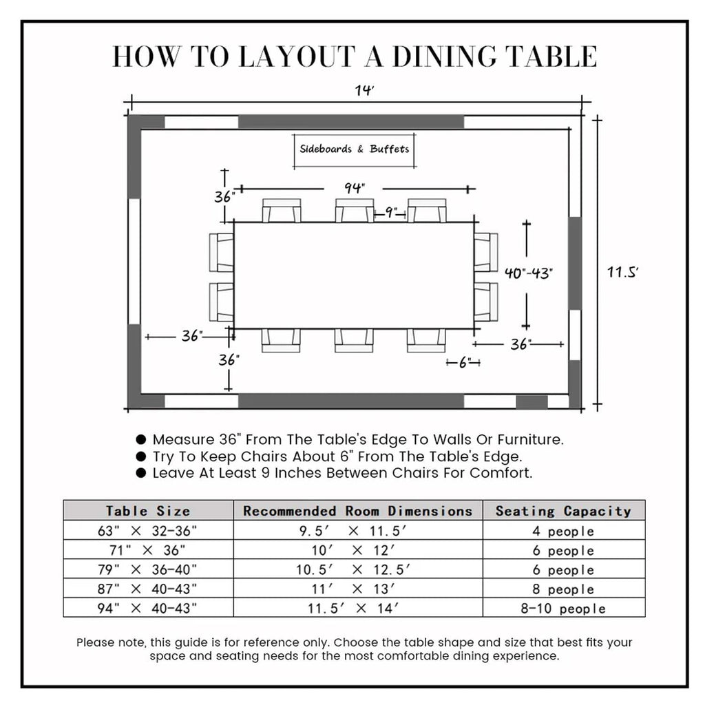 Hobart Sintered-Stone Dining Table