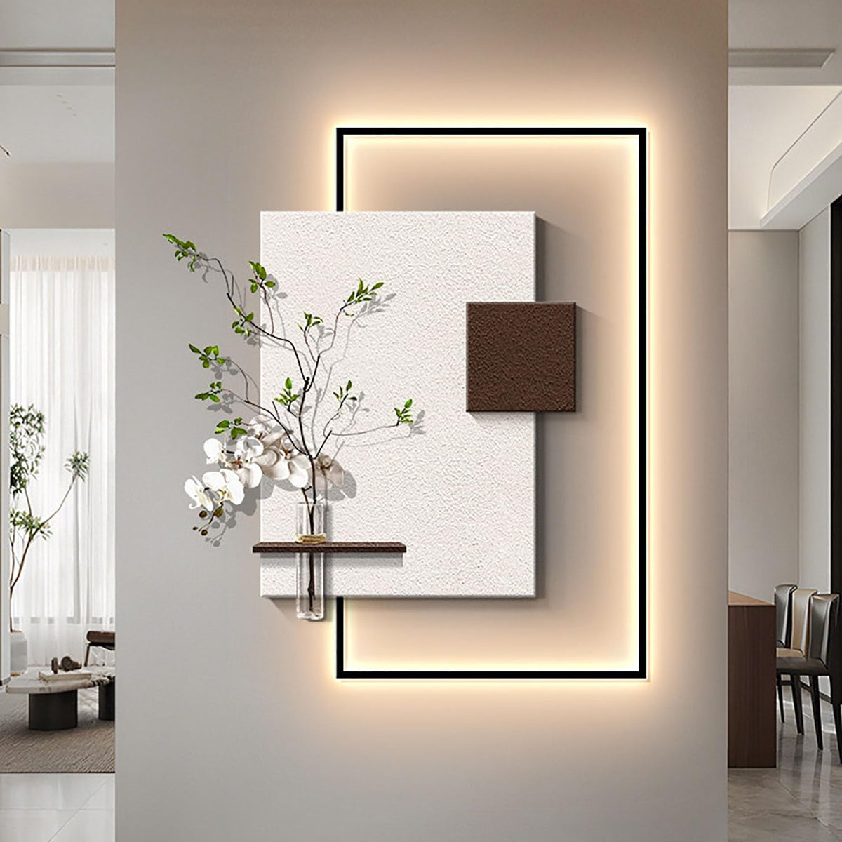 3D Sandstone LED Wall Art