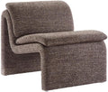 MAKLAINE Boucle Upholstered Armless Accent Chair