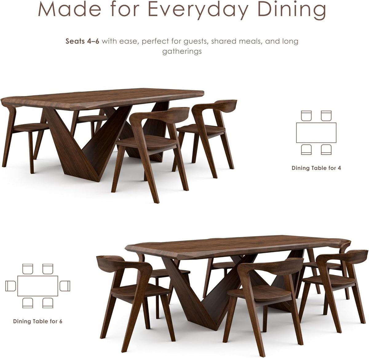 Nazaen III Live-Edge Dining Set