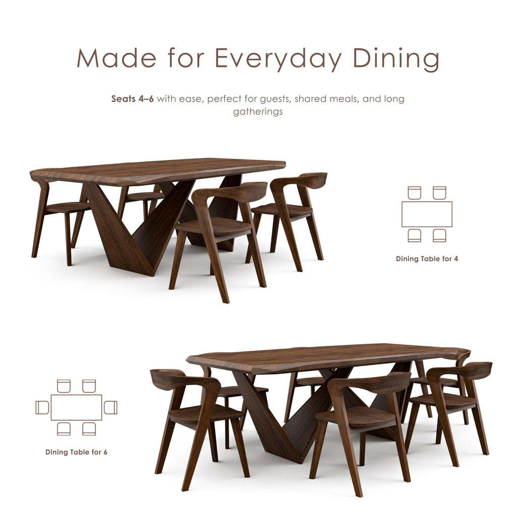 Nazaen III Live-Edge Dining Set