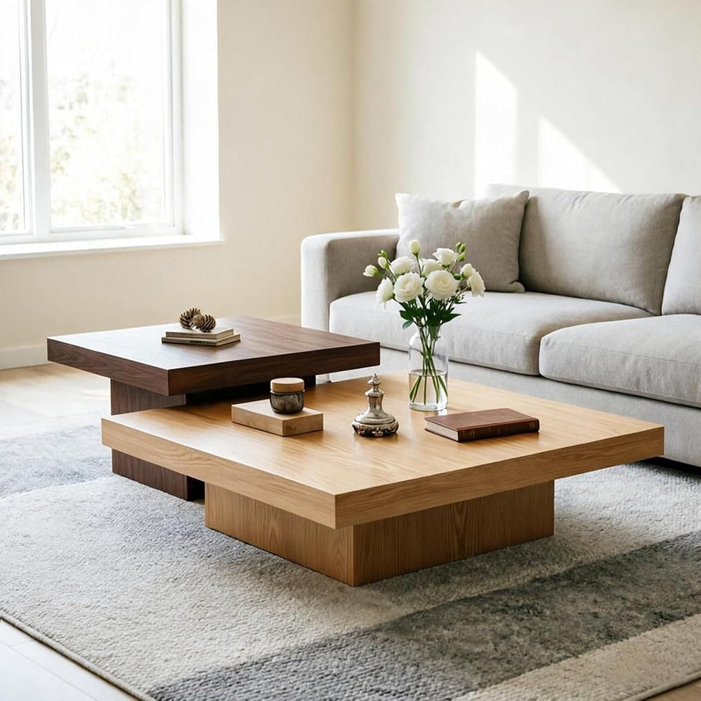 Square Nesting Coffee Table Set