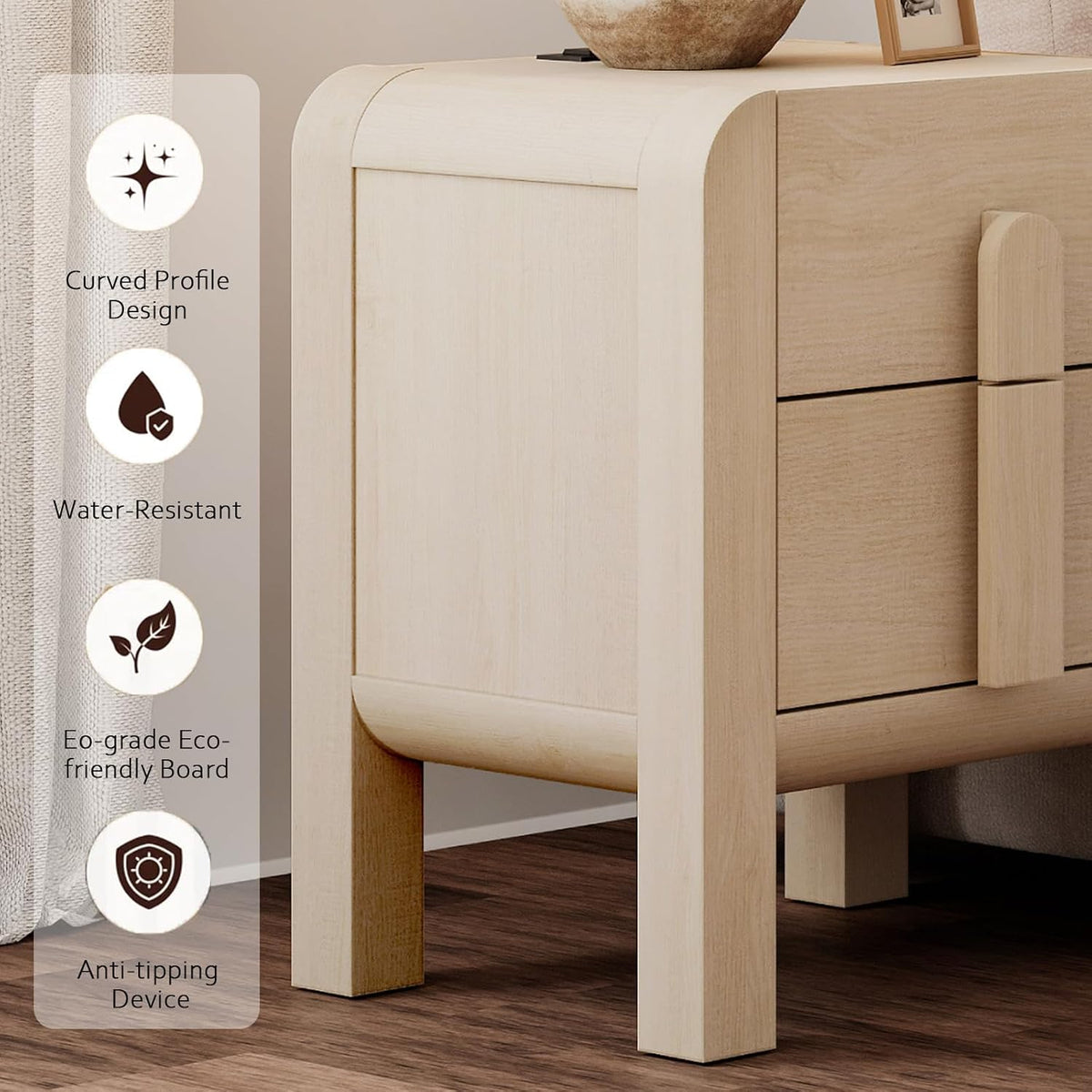 Modern Charging Nightstand