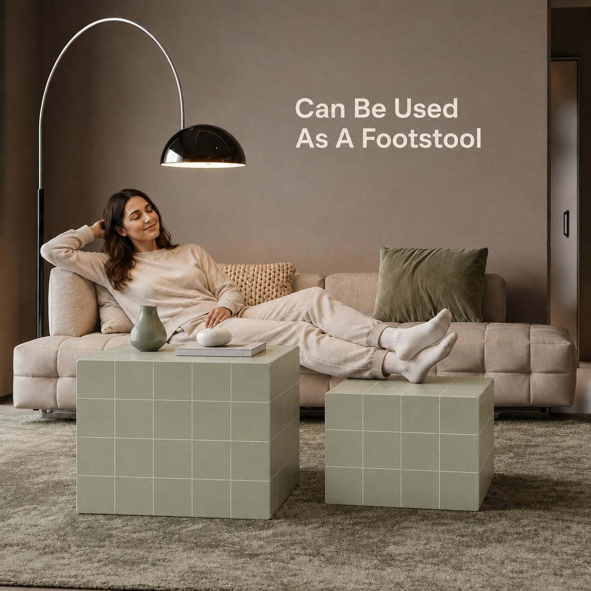 Cube Nesting End Table Set