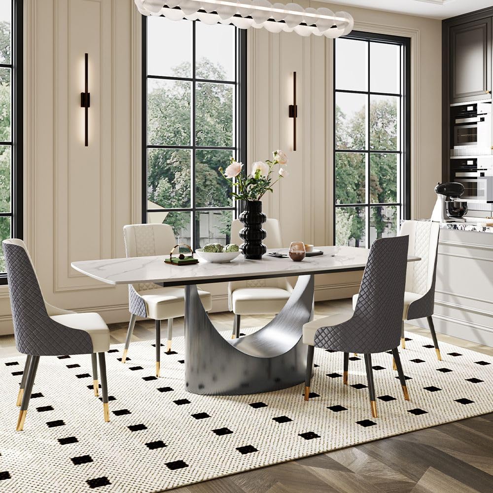 Hobart Sintered-Stone Dining Table