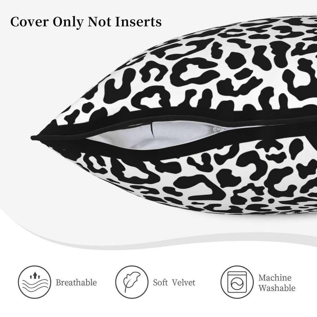Velvet Animal & Floral Print Pillow Covers