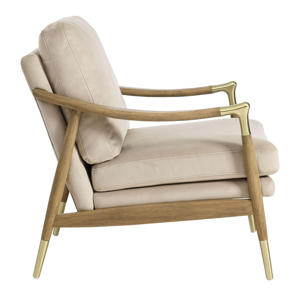 Modway Langford Stain-Resistant Performance Velvet Armchair – Mid Century Modern