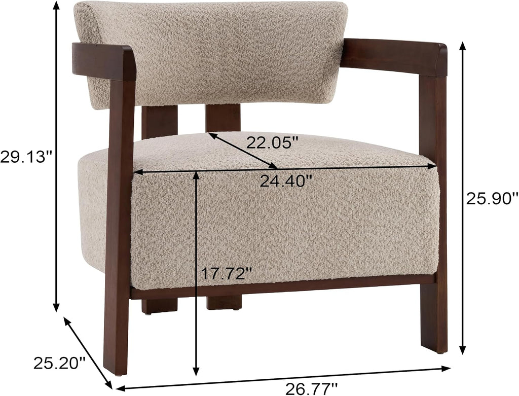 Christopher Knight Home Kirk Mid-Century Modern Accent Chair