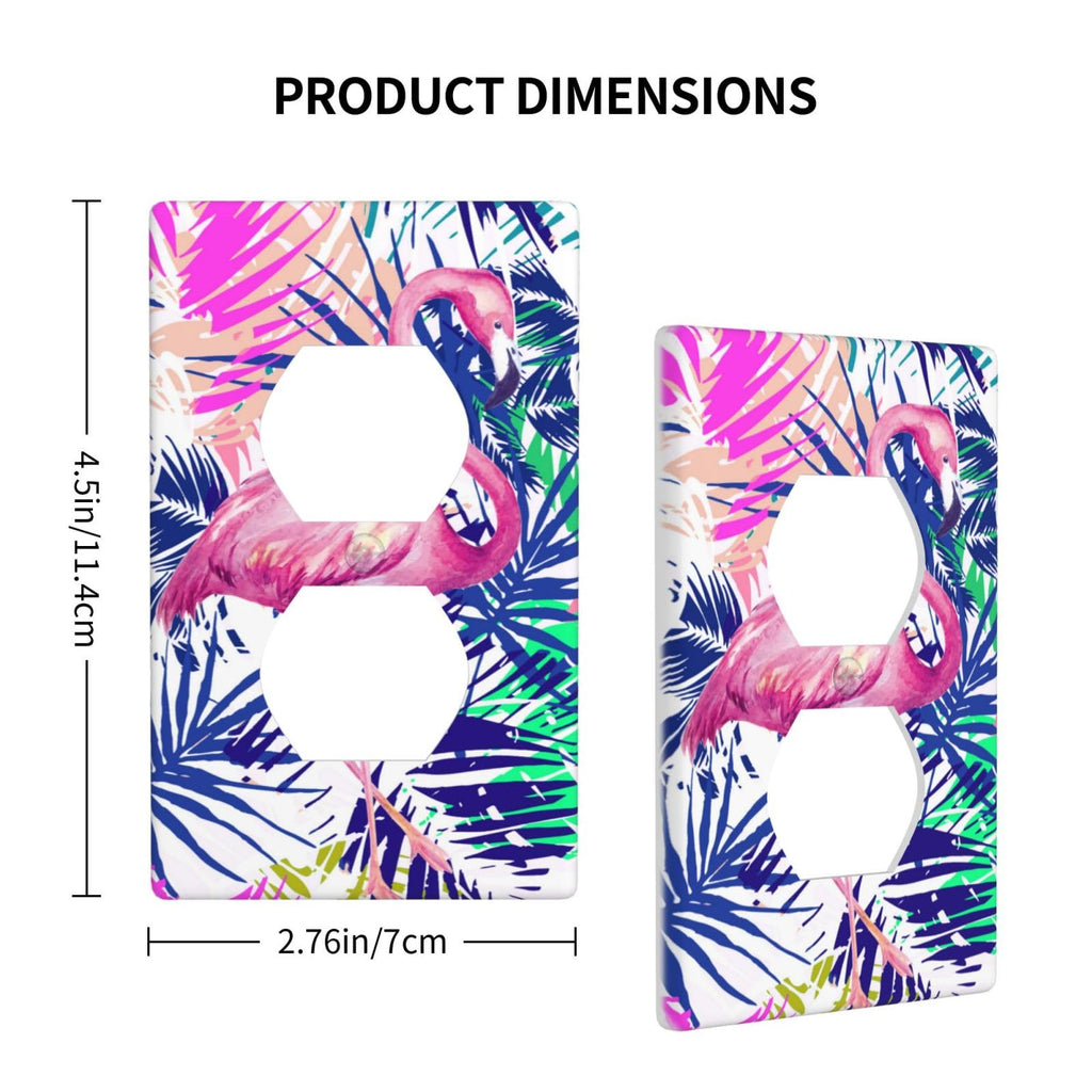 Cartoon Ice Cream Cone With Dripping White Glaze And Wafer Decor Print Light Switch Plate Cover Plastic Wall Plates (Single Gang Electrical Switch Duplex Outlet Cover)