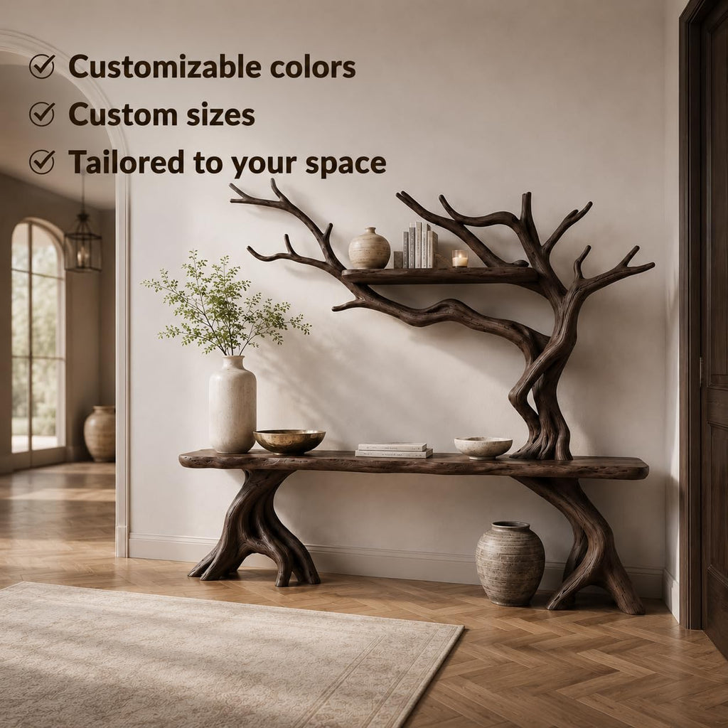 Tree Branch Wood Console Table
